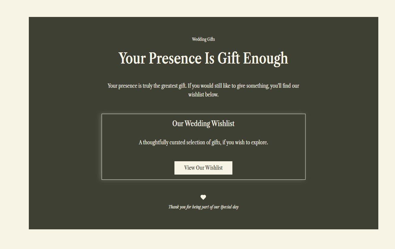 RSVP Invitation Home Screen