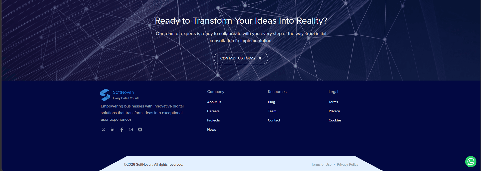 Footer Showcase